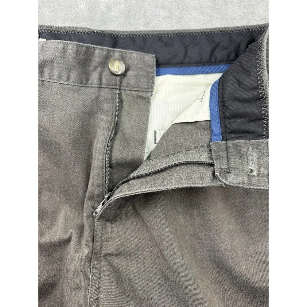 Volcom‎ Shorts Men's Size 33 Cotton Brown Chino Skater Streetwear Casual Skate